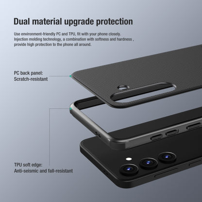 For Samsung Galaxy S24+ 5G NILLKIN Frosted Shield Pro PC + TPU Phone Case(Black) - Galaxy S24+ 5G Cases by NILLKIN | Online Shopping UK | buy2fix