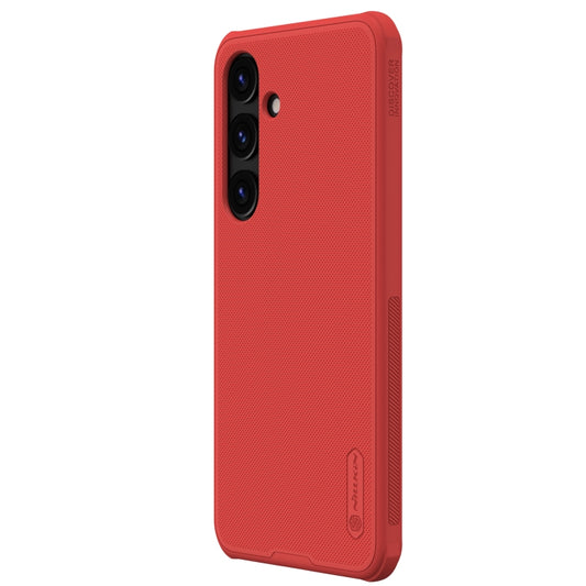 For Samsung Galaxy S24+ 5G NILLKIN Frosted Shield Pro PC + TPU Phone Case(Red) - Galaxy S24+ 5G Cases by NILLKIN | Online Shopping UK | buy2fix