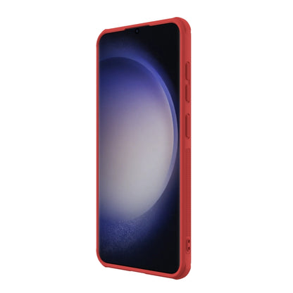 For Samsung Galaxy S24+ 5G NILLKIN Frosted Shield Pro PC + TPU Phone Case(Red) - Galaxy S24+ 5G Cases by NILLKIN | Online Shopping UK | buy2fix