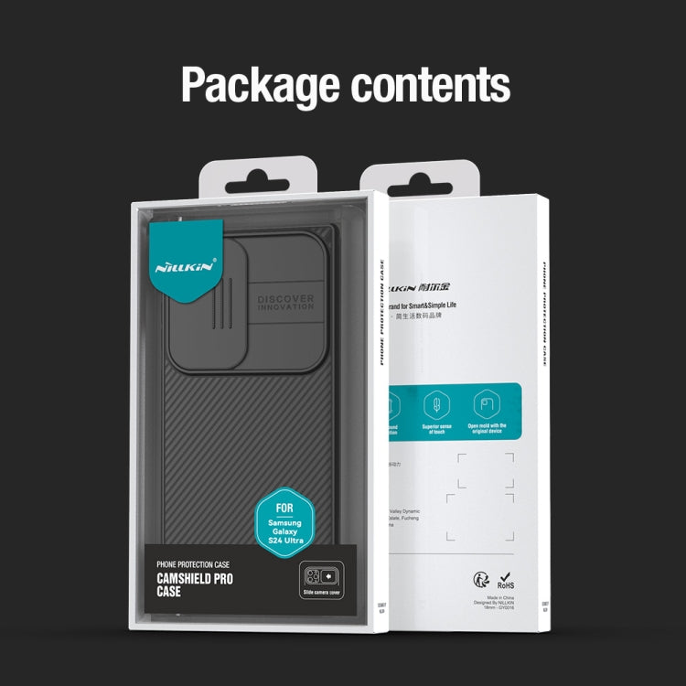 For Samsung Galaxy S24 Ultra 5G NILLKIN CamShield Pro Magnetic Magsafe Phone Case(Black) - Galaxy S24 Ultra 5G Cases by NILLKIN | Online Shopping UK | buy2fix