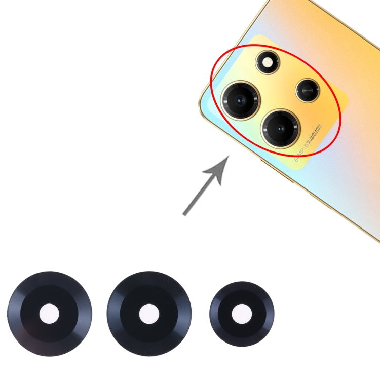 For Infinix Note 30i Back Camera Lens - Camera Parts by buy2fix | Online Shopping UK | buy2fix
