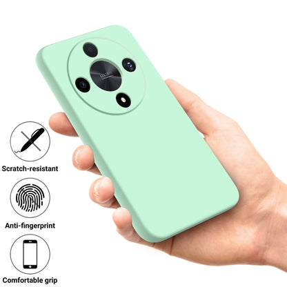 For Honor X9b Solid Color Liquid Silicone Dropproof Full Coverage Protective Case(Green) by buy2fix