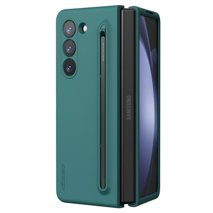 For Samsung Galaxy Z Fold5 NILLKIN Flex Pure PC + Liquid Silicone Phone Case with S Pen(Green) by NILLKIN