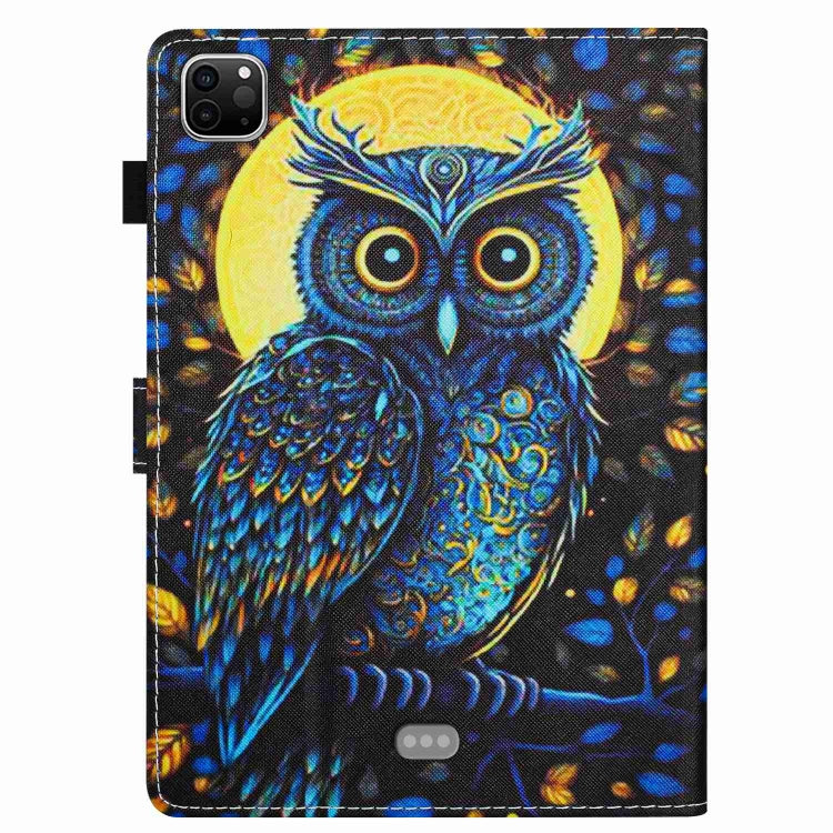 For iPad 11 Pro 2024 / 2020 / Air 4 10.9 Painted Pattern Stitching Smart Leather Tablet Case(Moonlight Eagle) - iPad Air (2022) / (2020) 10.9 Cases by buy2fix | Online Shopping UK | buy2fix