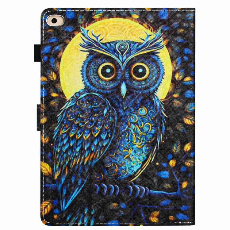 For iPad 9.7 2018 / 2017 Painted Pattern Stitching Smart Leather Tablet Case(Moonlight Eagle) - iPad 9.7 (2018) & (2017) Cases by buy2fix | Online Shopping UK | buy2fix