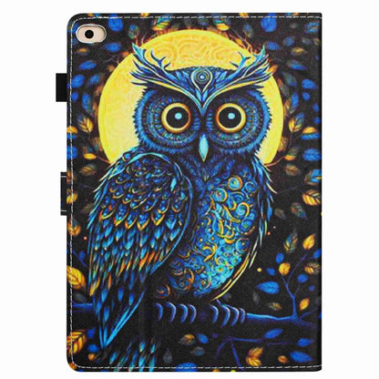 For iPad 9.7 2018 / 2017 Painted Pattern Stitching Smart Leather Tablet Case(Moonlight Eagle) - iPad 9.7 (2018) & (2017) Cases by buy2fix | Online Shopping UK | buy2fix