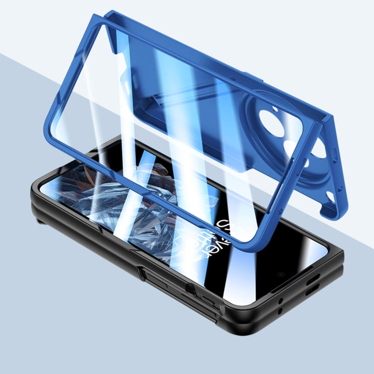 For OPPO Find N3 Integrated Skin Feel PC Phone Case with Pen / Pen Box(Transparent) - OPPO Cases by buy2fix | Online Shopping UK | buy2fix