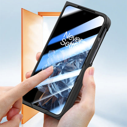 For OPPO Find N3 Integrated Skin Feel PC Phone Case with Pen / Pen Box(Transparent) - OPPO Cases by buy2fix | Online Shopping UK | buy2fix