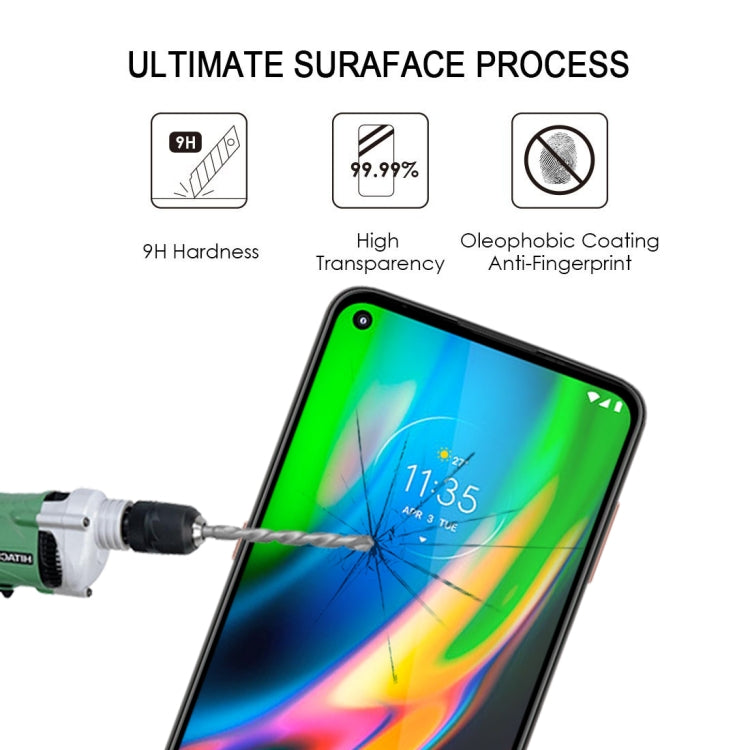 For Motorola Moto G9 Plus Full Glue Full Screen Tempered Glass Film - Motorola Tempered Glass by buy2fix | Online Shopping UK | buy2fix
