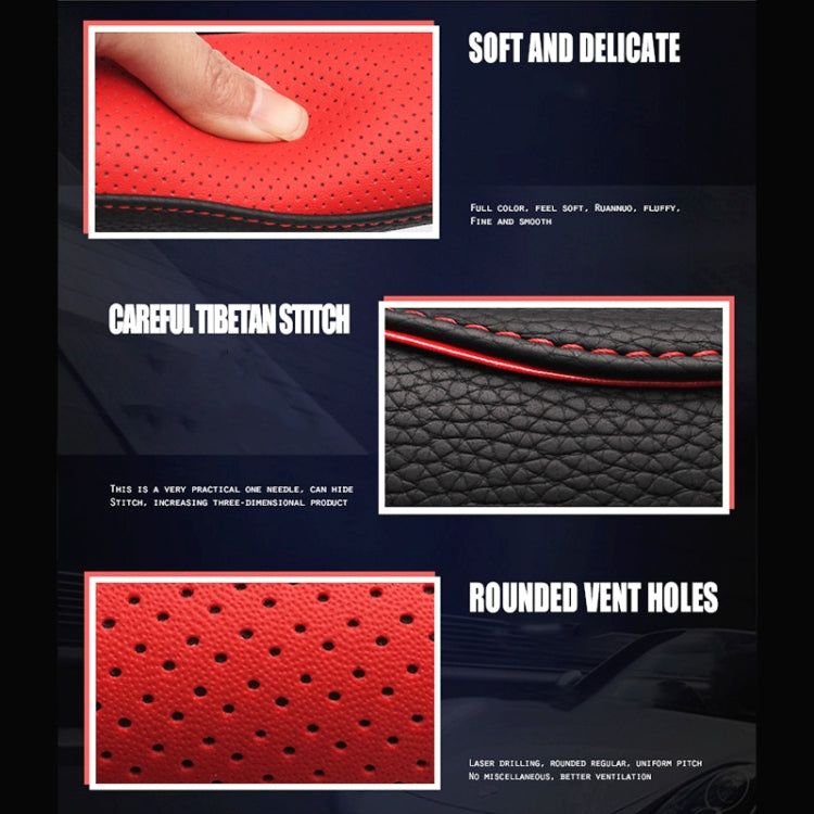 D Style Car Universal Anti-skid Steering Wheel Cover, Diameter: 38cm(Black) by buy2fix