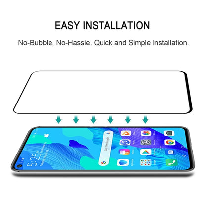 For Huawei Nova 5T Full Glue Full Screen Tempered Glass Film - Huawei Tempered Glass by buy2fix | Online Shopping UK | buy2fix