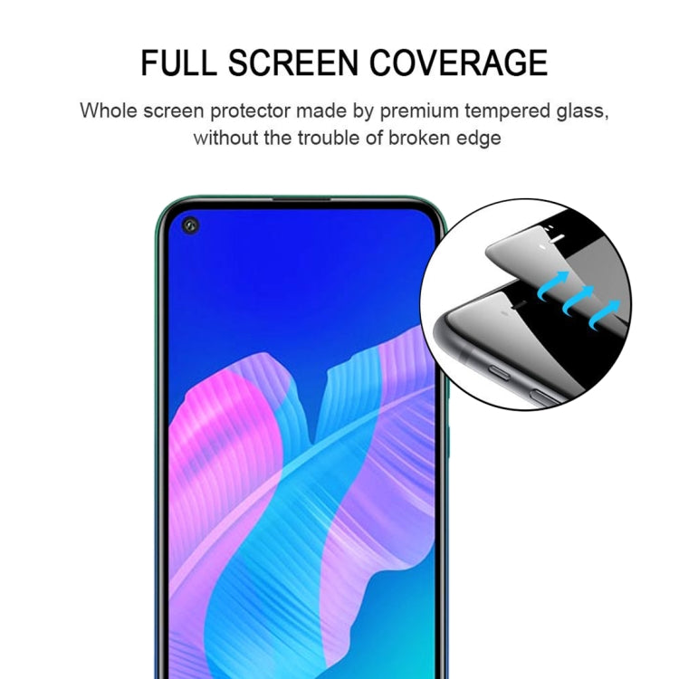 For Huawei P40 Lite E Full Glue Full Screen Tempered Glass Film - Huawei Tempered Glass by buy2fix | Online Shopping UK | buy2fix
