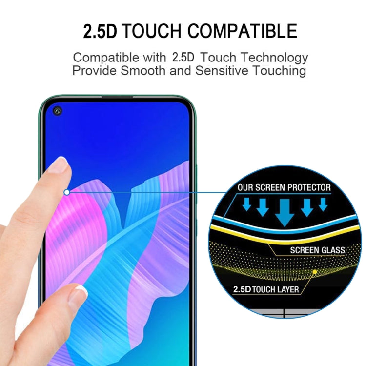 For Huawei P40 Lite E Full Glue Full Screen Tempered Glass Film - Huawei Tempered Glass by buy2fix | Online Shopping UK | buy2fix