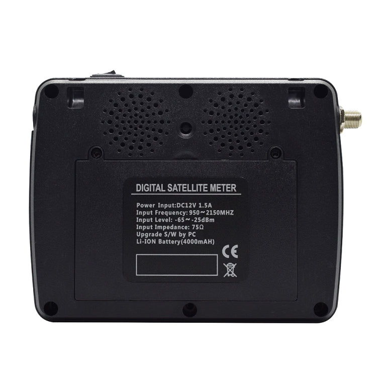 iBRAVEBOX V10 Finder Max 4.3 inch Display Digital Satellite Meter Signal Finder, Support DVB-S/S2/S2X, Plug Type:UK Plug(Black) - Satellite Finder by buy2fix | Online Shopping UK | buy2fix