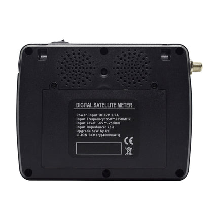 iBRAVEBOX V10 Finder Max 4.3 inch Display Digital Satellite Meter Signal Finder, Support DVB-S/S2/S2X, Plug Type:UK Plug(Black) - Satellite Finder by buy2fix | Online Shopping UK | buy2fix