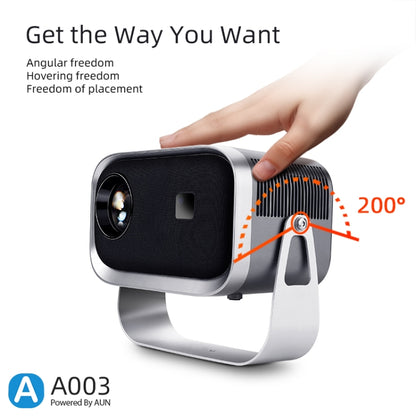 A003 150 Lumens 1280x720P 360 Degree Rotating LED Mini Same Screen Projector, Specification:EU Plug - LED Projector by buy2fix | Online Shopping UK | buy2fix