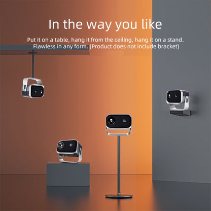 A003 150 Lumens 1280x720P 360 Degree Rotating LED Mini Android Projector, Specification:UK Plug - LED Projector by buy2fix | Online Shopping UK | buy2fix