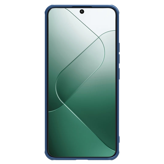 For Xiaomi 14 Pro NILLKIN Black Mirror Prop CD Texture Mirror Precise Hole Phone Case(Blue) - Xiaomi 14 Pro Cases by NILLKIN | Online Shopping UK | buy2fix