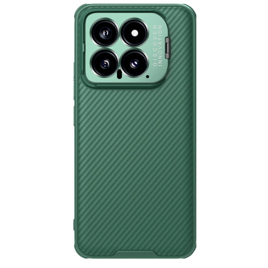 For Xiaomi 14 NILLKIN Black Mirror Prop CD Texture Mirror Precise Hole Phone Case(Green) - Xiaomi Cases by NILLKIN | Online Shopping UK | buy2fix