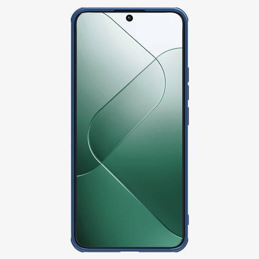 For Xiaomi 14 NILLKIN Black Mirror Prop CD Texture Mirror Precise Hole Phone Case(Blue) - Xiaomi Cases by NILLKIN | Online Shopping UK | buy2fix