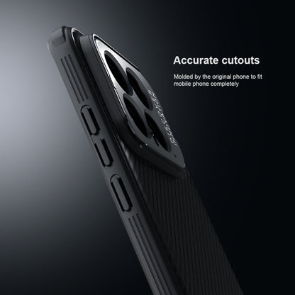 For Xiaomi 14 NILLKIN Black Mirror Prop CD Texture Mirror Precise Hole Phone Case(Blue) - Xiaomi Cases by NILLKIN | Online Shopping UK | buy2fix