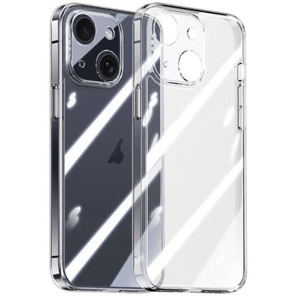 For iPhone 13 Integrated Ultra-thin Crystal Glass Phone Case(Transparent) - iPhone 13 Cases by buy2fix | Online Shopping UK | buy2fix