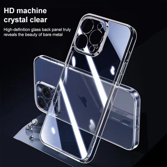 For iPhone 13 Pro Max Integrated Ultra-thin Crystal Glass Phone Case(Transparent) - iPhone 13 Pro Max Cases by buy2fix | Online Shopping UK | buy2fix