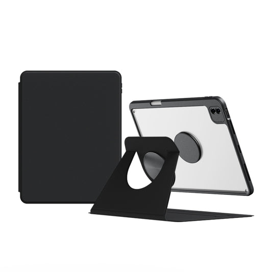 For iPad Air 11 2024 / iPad Pro 11 Detachable Magnetic Rotation Smart Leather Tablet Case(Black) - iPad Pro 11 (2022/2021) Cases by buy2fix | Online Shopping UK | buy2fix