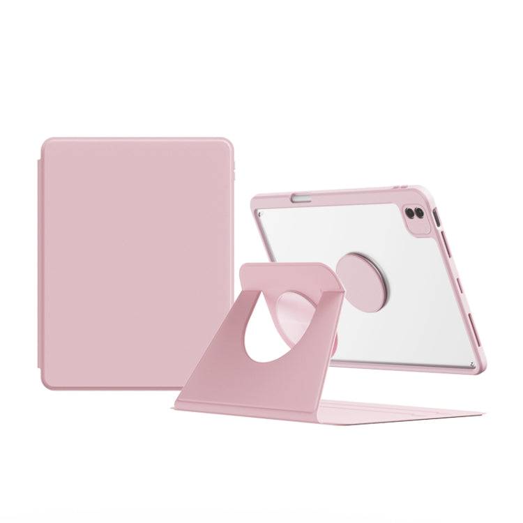 For iPad Air 10.9 2022 / 2020 Detachable Magnetic Rotation Smart Leather Tablet Case(Pink) - iPad Air (2022) / (2020) 10.9 Cases by buy2fix | Online Shopping UK | buy2fix