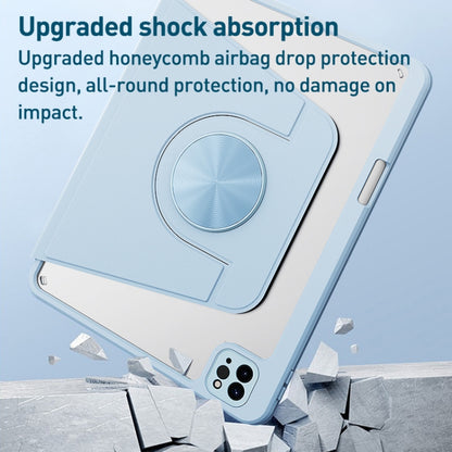 For iPad Air 10.9 2022 / 2020 Detachable Magnetic Rotation Smart Leather Tablet Case(Light Grey) - iPad Air (2022) / (2020) 10.9 Cases by buy2fix | Online Shopping UK | buy2fix