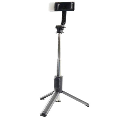 Q07 Bluetooth Selfie Stick Multifunctional Live Broadcast Tripod With Light(Black) - Selfie Sticks by buy2fix | Online Shopping UK | buy2fix