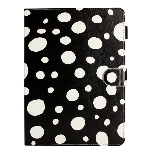 For iPad 2025 / 2022 Dot Pattern Leather Smart Tablet Case(Black White) - iPad 2025 / 2022 Cases by buy2fix | Online Shopping UK | buy2fix