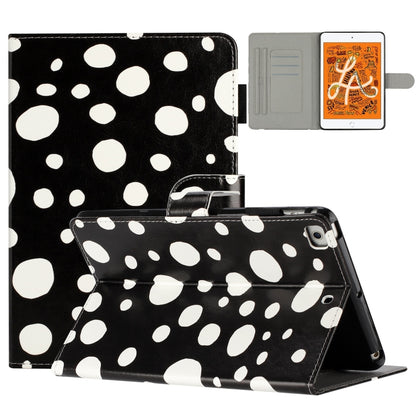 For iPad Pro 9.7 / 9.7 2018 / 2017 Dot Pattern Leather Smart Tablet Case(Black White) by buy2fix
