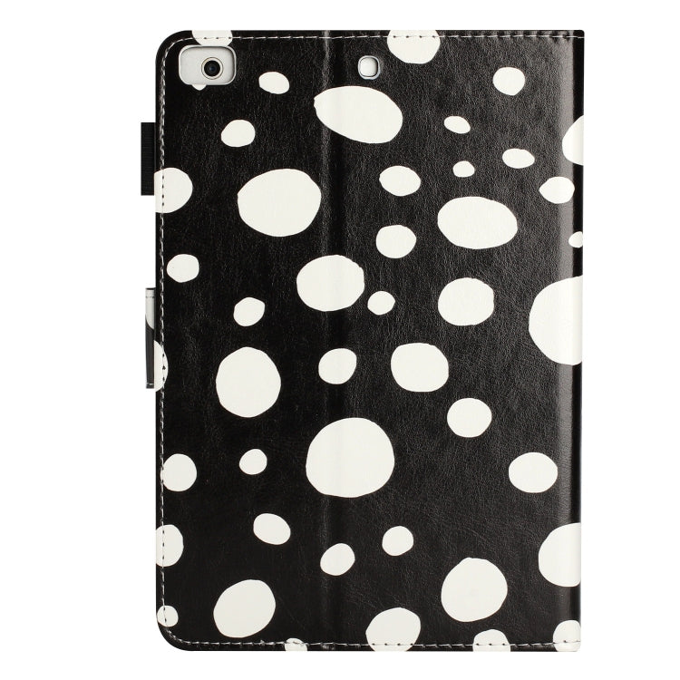 For iPad Pro 9.7 / 9.7 2018 / 2017 Dot Pattern Leather Smart Tablet Case(Black White) by buy2fix