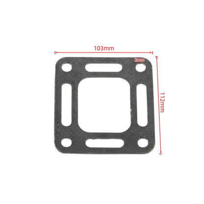 A8504 4pcs / Set Car Exhaust Elbow Gasket for Mercruiser 27-863726(Grey) - Booster Cable & Clip by buy2fix | Online Shopping UK | buy2fix