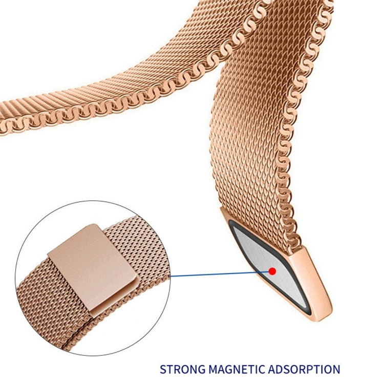 For Huami Amazfit GTS 20mm / Bip U Pro Milanese Magnetic Metal Watch Band(Rose Pink) - Watch Bands by buy2fix | Online Shopping UK | buy2fix