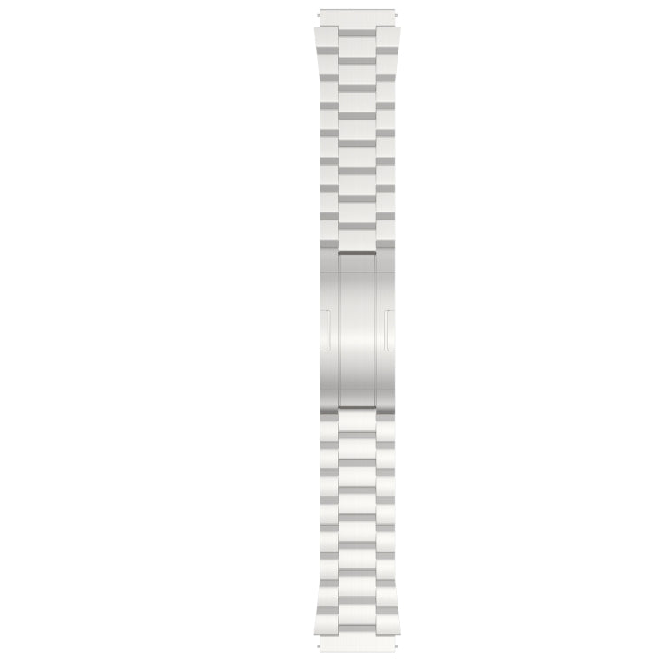 For Huawei Watch GT4 / GT3 / GT2 / GT 46mm Three Strains HW Buckle Metal Watch Band(Grey Gold) by buy2fix