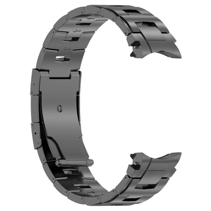 For Samsung Galaxy Watch6/6 Classic/5/5 Pro Button Style Pure Titanium Metal Watch Band(Grey) - Watch Bands by buy2fix | Online Shopping UK | buy2fix