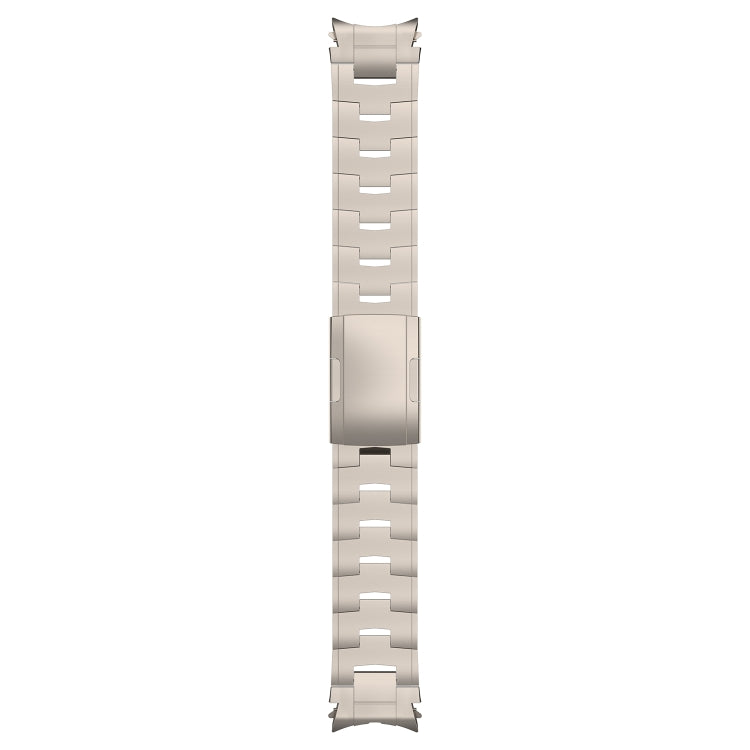 For Samsung Galaxy Watch6/6 Classic/5/5 Pro Button Style Pure Titanium Metal Watch Band(Grey) - Watch Bands by buy2fix | Online Shopping UK | buy2fix