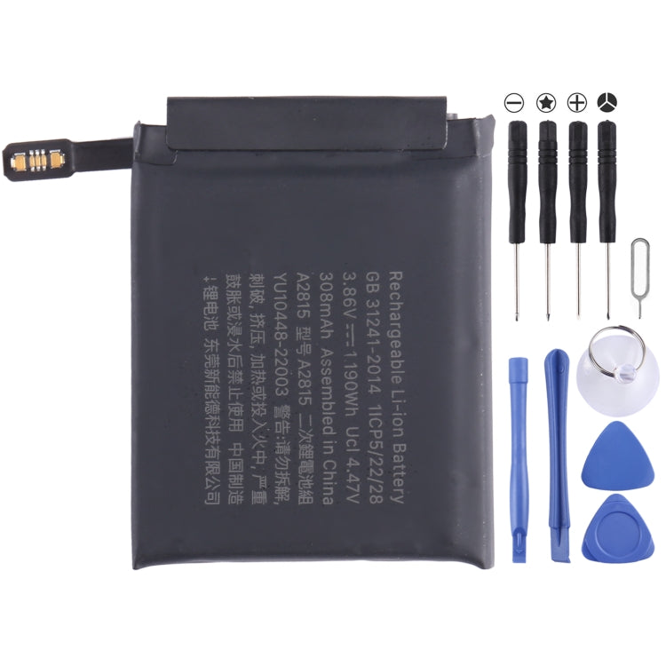 For Apple Watch Series 8 45mm A2815 308mAh Li-ion Battery - For Watch by buy2fix | Online Shopping UK | buy2fix