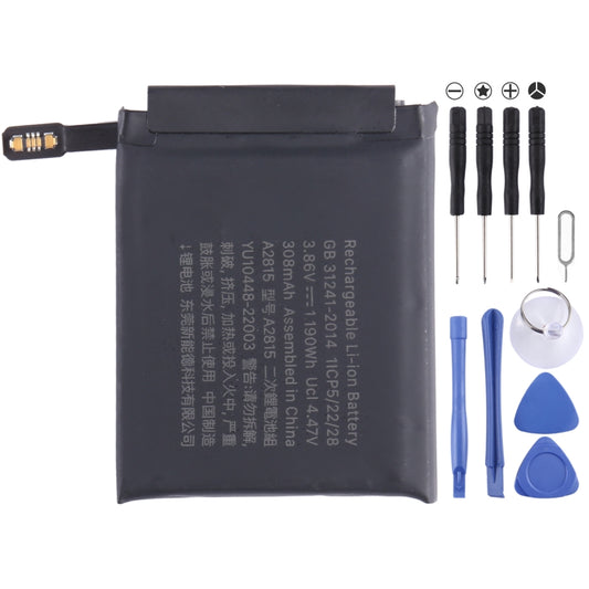 For Apple Watch Series 8 45mm A2815 308mAh Li-ion Battery - For Watch by buy2fix | Online Shopping UK | buy2fix