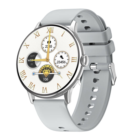 CY500 1.43 inch AMOLED Screen Smart Watch, BT Call / Heart Rate / Blood Pressure / Blood Oxygen(Silver) by buy2fix