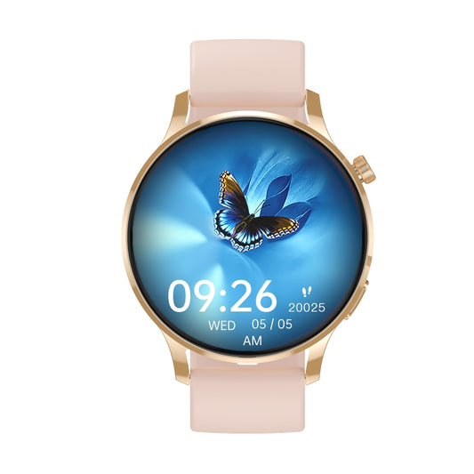 Watch3 Pro 1.3 inch AMOLED Screen Wireless Charging Smart Watch, Supports BT Call / NFC(Champagne) by buy2fix