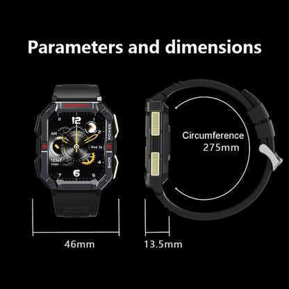 YK01 1.83 inch Smart Sports Call Watch, Heart Rate / Blood Pressure / Blood Oxygen(Green) by buy2fix