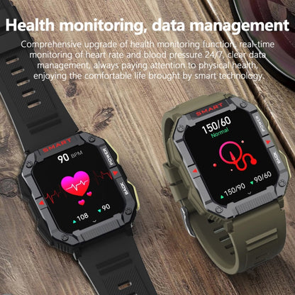 YK01 1.83 inch Smart Sports Call Watch, Heart Rate / Blood Pressure / Blood Oxygen(Green) by buy2fix
