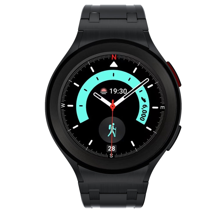 For Samsung Galaxy Watch 4 / 5 / 6 AP Series Liquid Silicone Watch Band(Black) - Watch Bands by buy2fix | Online Shopping UK | buy2fix