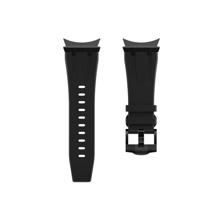 For Samsung Galaxy Watch 4 / 5 / 6 AP Series Liquid Silicone Watch Band(Black) - Watch Bands by buy2fix | Online Shopping UK | buy2fix