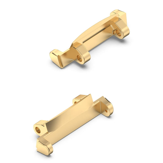 For Amazfit Active Edge A2212 1 Pair Metal Watch Band Connectors(Gold) - For Amazfit by buy2fix | Online Shopping UK | buy2fix