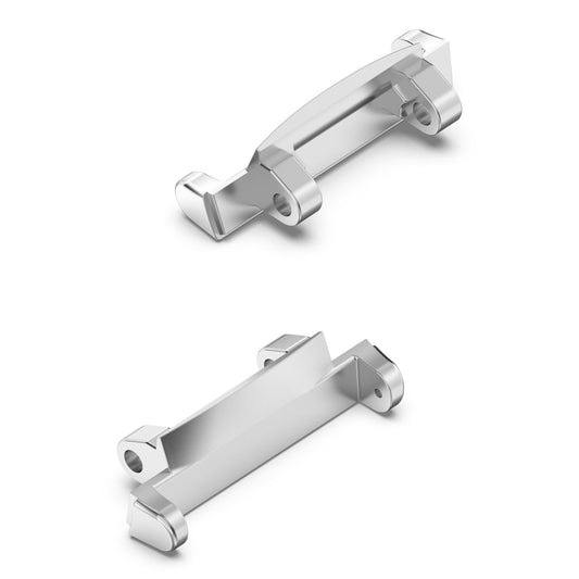 For Amazfit Active Edge A2212 1 Pair Metal Watch Band Connectors(Silver) - For Amazfit by buy2fix | Online Shopping UK | buy2fix