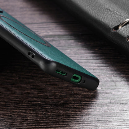 For OnePlus 12 PU MagSafe Magnetic Phone Case(Green) - OnePlus Cases by buy2fix | Online Shopping UK | buy2fix